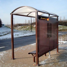 Marquesina parada d'autobús Antivandàlica